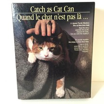  Complete 1989 Catch as Cat Can Puzzle 500 Piece Mystery Jigsaw with Sto... - $15.82