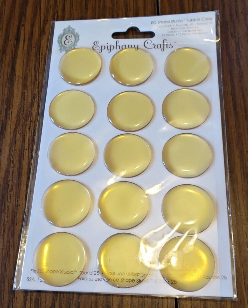 New Epiphany Crafts Shape Studio - Clear Round - SSA-16 - 1 Pack 15 Bubb... - $6.92