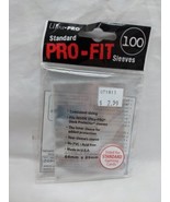 Pack Of (11) Ultra Pro Clear Standard Pro-Fit Sleeves 64 X 89mm - £5.51 GBP