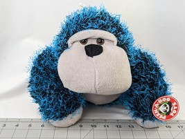 Peek a Boo Gorilla Plush Black Blue Gray 10 Inch Stuffed Animal Toy - $12.95