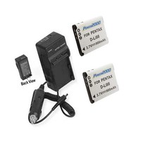 Two 2X Batteries + Charger For Sanyo VPC-X1200 VPC-X1420 VPC-CA100EX VPC-CG100EX - £26.84 GBP