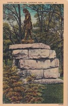 Louisville KY Kentucky Daniel Boone Statue Cherokee Park Postcard E11 - £3.95 GBP