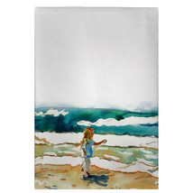 Betsy Drake Girl at Beach Guest Towel - $34.64