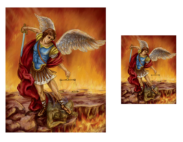 St. Michael the Archangel - Ready to Frame 8x10 AND 5x7 Prints Catholic Home - £9.58 GBP