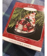 1998 Hallmark Keepsake Ornament Santa&#39;s Bumper Car - £7.31 GBP