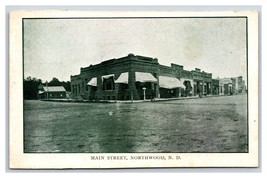 Main Street View Northwood North Dakota UNP DB Unused Postcard Q22 - £10.07 GBP