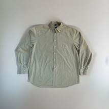 Jeff Rose Italian Made Long Sleeve Button Up Green Plaid Shirt Men’s XL - $28.49