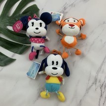 Disney Hallmark Plush Stuffed Animals Minnie Mouse Goofy Tigger New Tiggerific - £15.02 GBP