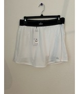 Brand New Alo Yoga White Match Point Tennis Skirt Large - $55.23 CAD