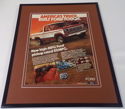 1981 Ford MPG Truck Framed 11x14 ORIGINAL Vintage Advertisement - £27.25 GBP