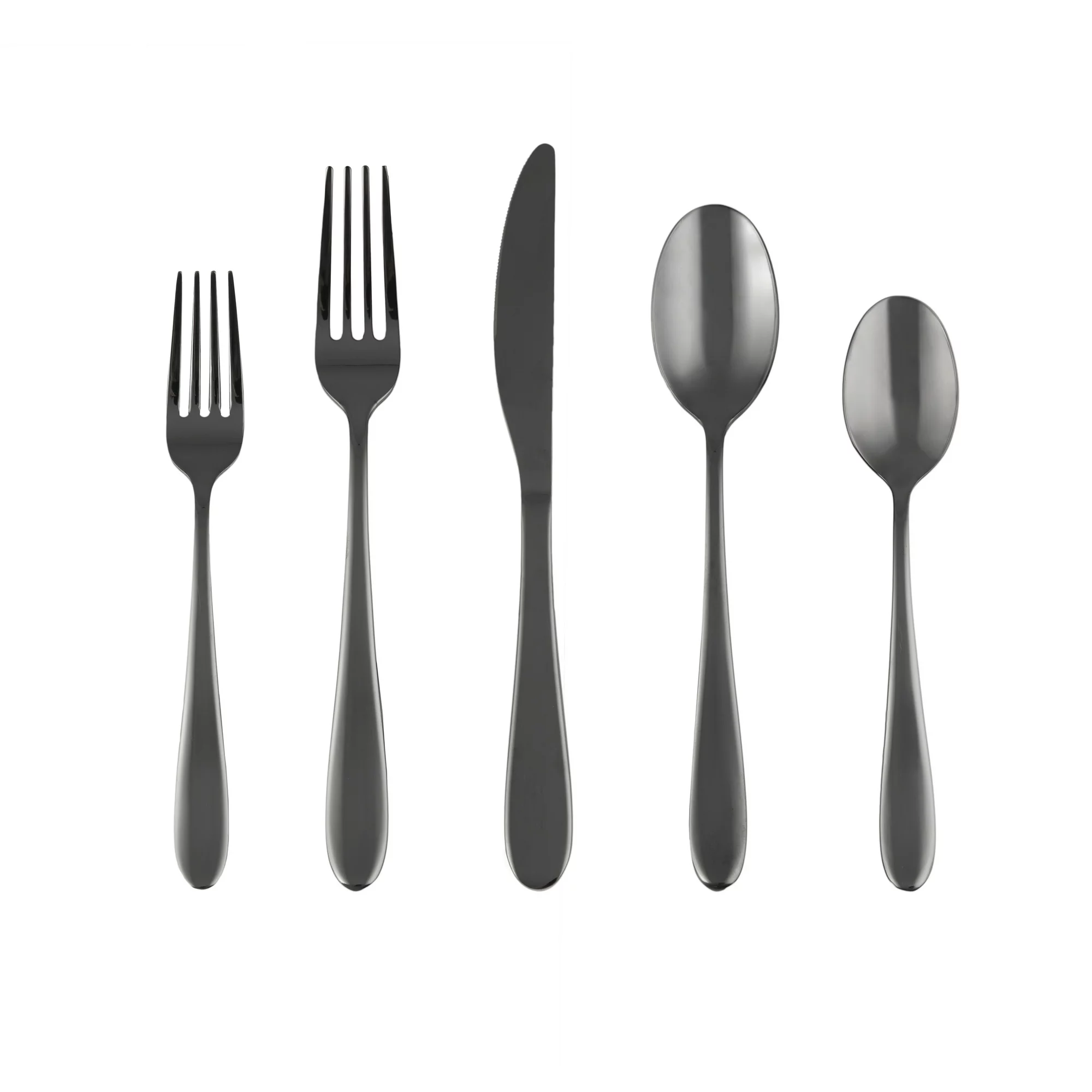 Cambridge Byram Black Mirror 20-Piece Flatware Set (Service for 4) - £20.43 GBP