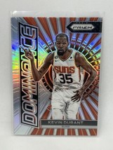 2023-24 Prizm Kevin Durant SILVER Dominance #9 Suns - £2.22 GBP