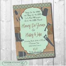 HONEY DO Shower Invitation printable/Digital File/Tool Shower, Couples S... - $14.99