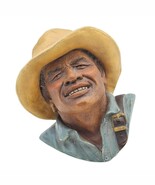 Bossons Chalkware &quot;YORK&quot; 1986 Rare African American Explorer Lewis &amp; Cla... - $2,836.88 MXN