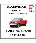 Ford F150 F250 1997-1998-1999-2000-2001-2002-2003 SERVICE REPAIR WORKSHO... - $132.08 MXN