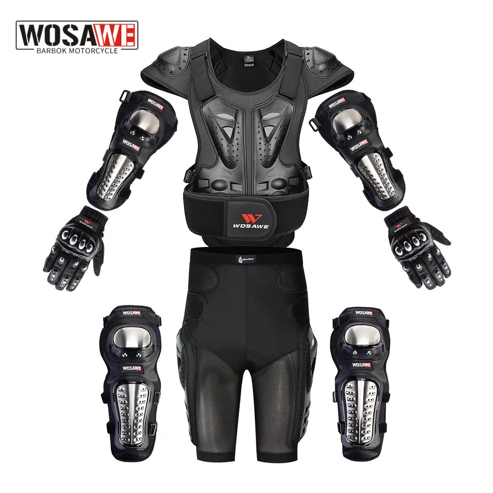 R full body protector motocross armor jacket chest spine protection gear elbow shoulder thumb200