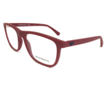 Emporio Armani Eyeglasses Frames EA 3140 5720 Matte Red Square 55-19-145 - £51.29 GBP