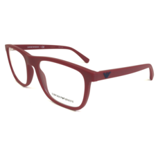 Emporio Armani Eyeglasses Frames EA 3140 5720 Matte Red Square 55-19-145 - £51.33 GBP