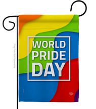 World Pride Garden Flag 13 X18.5 Double-Sided House Banner - £15.94 GBP