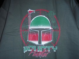 Tee Fury Star Wars Xlarge &quot;Bounty Hunter 80s&quot; Boba Fett Parody Shirt Charcoal - £11.71 GBP