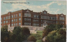 Westport High School Kansas City Missouri MO Postcard 1917 Plattsburg - £2.35 GBP