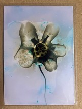 Tonito Original ACEO painting.Unique art technique never seen before.Flower 5 - $33.25