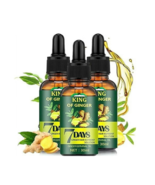 3x Ginger Hair Growth Germinal Oil, Regrow 7 Days Ginger Germinal Serum ... - $489.86 MXN