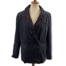 Free People Reid Smoking Jacket Black XS New - £68.71 GBP