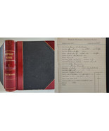 1917 antique BOUND MORTUARY JOURNAL jackson mi GENEALOGY DEATH suicide l... - £1,008.14 GBP