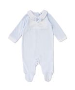 Rock-A-Bye Baby Boutique Baby Boys Mock Bow Tie Velour Footed Coverall 6... - $274.56 MXN