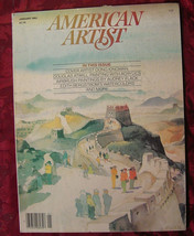 AMERICAN ARTIST January 1982 Dong Kingman George Weltner Jerry Pinkney - £6.36 GBP