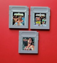 Game Boy WWF Superstar 1 2 King Ring Nintendo GB Original Lot 3 Games Hu... - $42.04