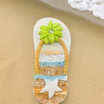 Bahamas Flip Flop Beach Starfish Palm Souvenir Fridge Magnet - €12,07 EUR