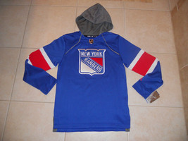 NWT New York Rangers Hoodie Jersey Pullover Size Small - £55.06 GBP