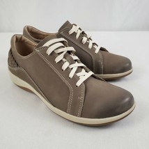 Aetrex Dana Lace Up Orthotic Oxfords Comfort Shoes Leather Women&#39;s 10.5 Taupe  - £31.26 GBP
