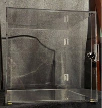 Clear Acrylic Display Case w/ Lock Dustproof Collectibles Display 13*13*13in - £55.16 GBP