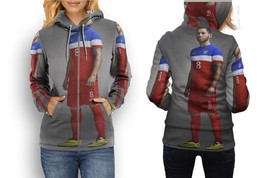 Clint Dempsey USA Soccer Seattle Sounders FC  Womens Graphic Zipper Hooded Hoodi - £27.27 GBP+