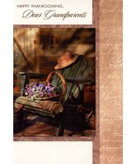 Happy Thanksgiving Dear Grandparents - Thanksgiving Greeting Card - TH-036 - $2.79