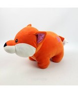 Squishy Orange White Fox with Pink Ears and Heart on rear Made for Walgr... - £13.15 GBP