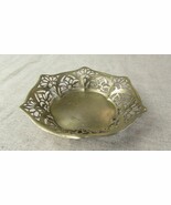 Filigree Silver Plated Decorative Small Bowl - $30.53