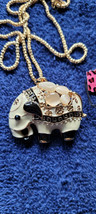 New Betsey Johnson Necklace Elephant Africa Collectible Decorative Nice Small - £11.98 GBP