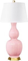 Table Lamp BUNGALOW 5 DELFT Modern Contemporary Double Gourd Gold Leaf Base - £636.16 GBP