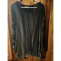 SOFT SURROUNDINGS STRIPE OVERSIZE SWEATER TUNIC Size M - €29,74 EUR