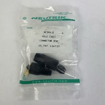 OEM Neutrik NC3MX-B 3 Pole Male XLR Cable Connector Connection - NEW SEALED - $11.87