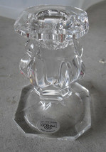 Vintage Gorham W Germany Full Lead Crystal Candle Holder  LOOK - $17.82