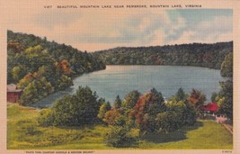 Mountain Lake Pembroke, Virginia VA Postcard D58 - $2.99