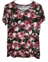Banana Republic Women&#39;s Short Sleeve T-Shirt Shirt Top Floral XS X-Small Soft - £10.81 GBP