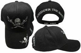 Brethern Of The Coast Surrender The Booty Key West Black Embroidered Cap... - $25.99