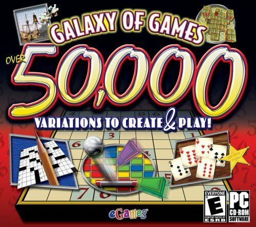 Video Game PC Galaxy of Games 50,000 Variations to Create and Play eGames