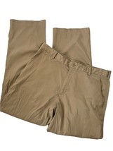 NIKE GOLF Mens Pants Chino Slash Pocket Tan Straight Leg Size 34 X 32 - $15.35